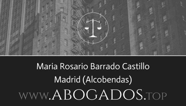 Abogado Alcobendas ⚖️ | Rosario Barrado Castillo