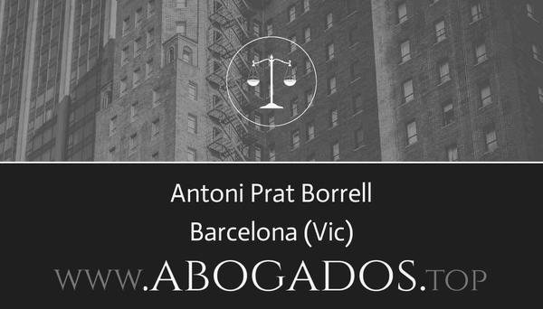 Advocat Antoni Prat Borrell