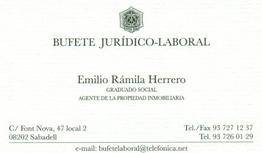 Bufete Juridico Laboral -- Emilio Rámila