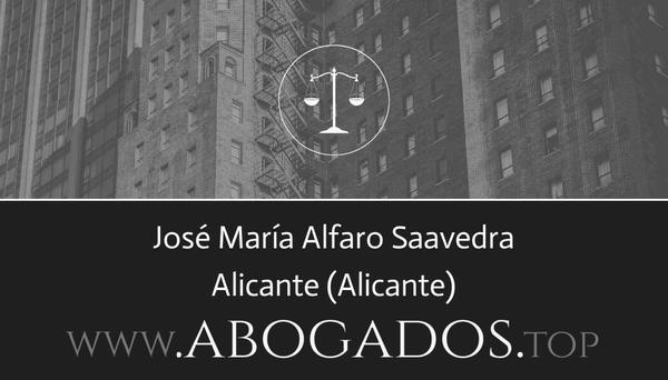 Jose M Alfaro Saavedra